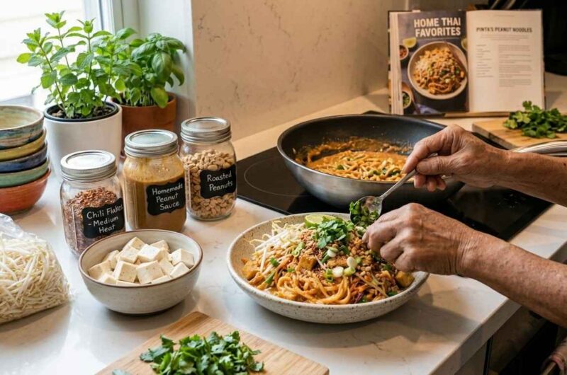 Thai Peanut Noodles Quick Recipe Home Cook: Easy 20-Minute Dinner